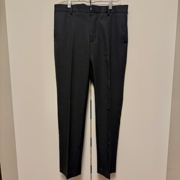 Van Heusen Men's Traveller Pant 32x30 Slim Fit Charcoal - Picture 1 of 4